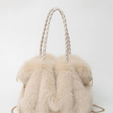 Bethany | Women Plush Velvet Shoulder Tote