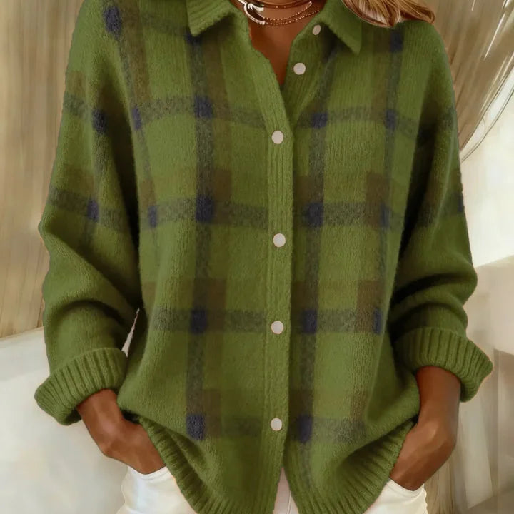 Brinovelle - Chic and Cozy Checkered Vest