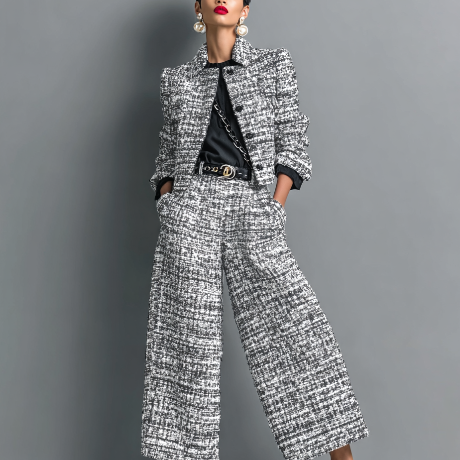 Akira™ Stylish Two-Piece Set | Modern Tailored Co-Ord