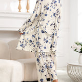 Kathy | Women Vintage Floral Pajama Set
