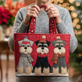Handmade Bag | Trio of Schnauzers