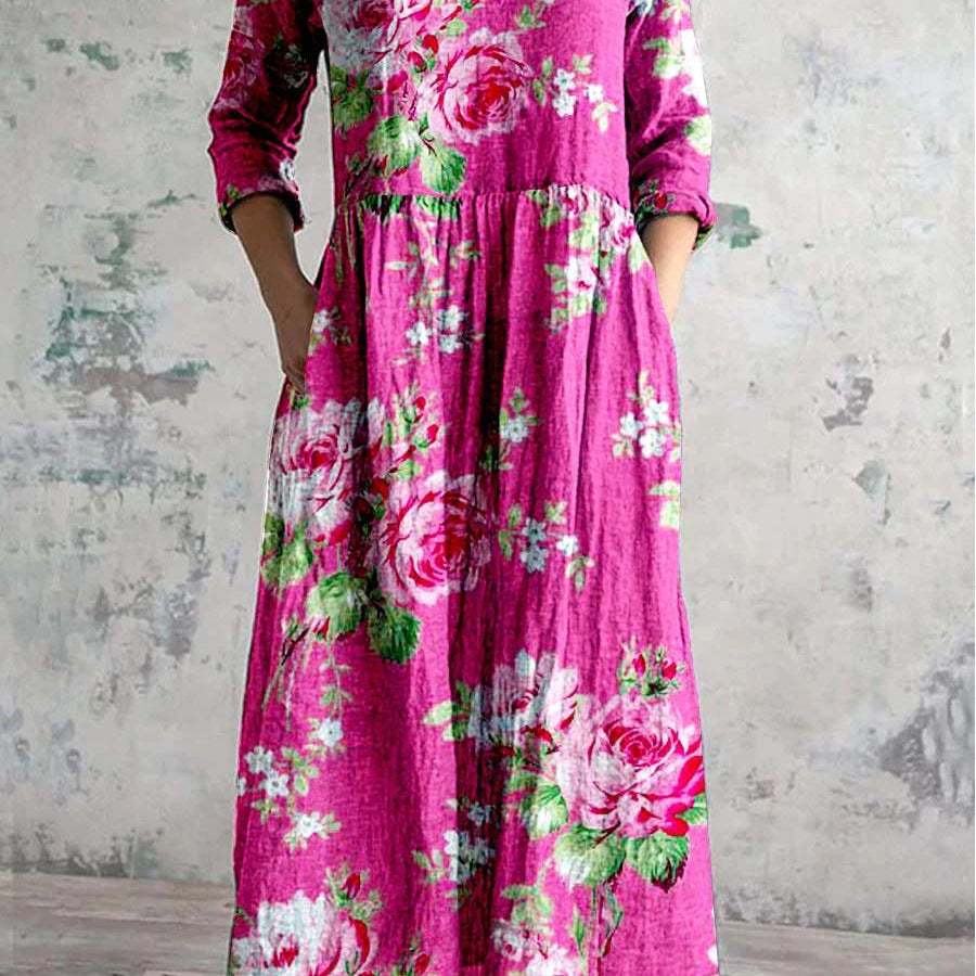 Rosemary - Bold Blossom Dress