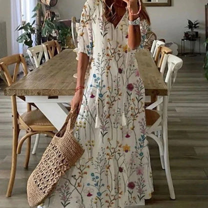 Fallon - Boho Tummy Coverage Dress